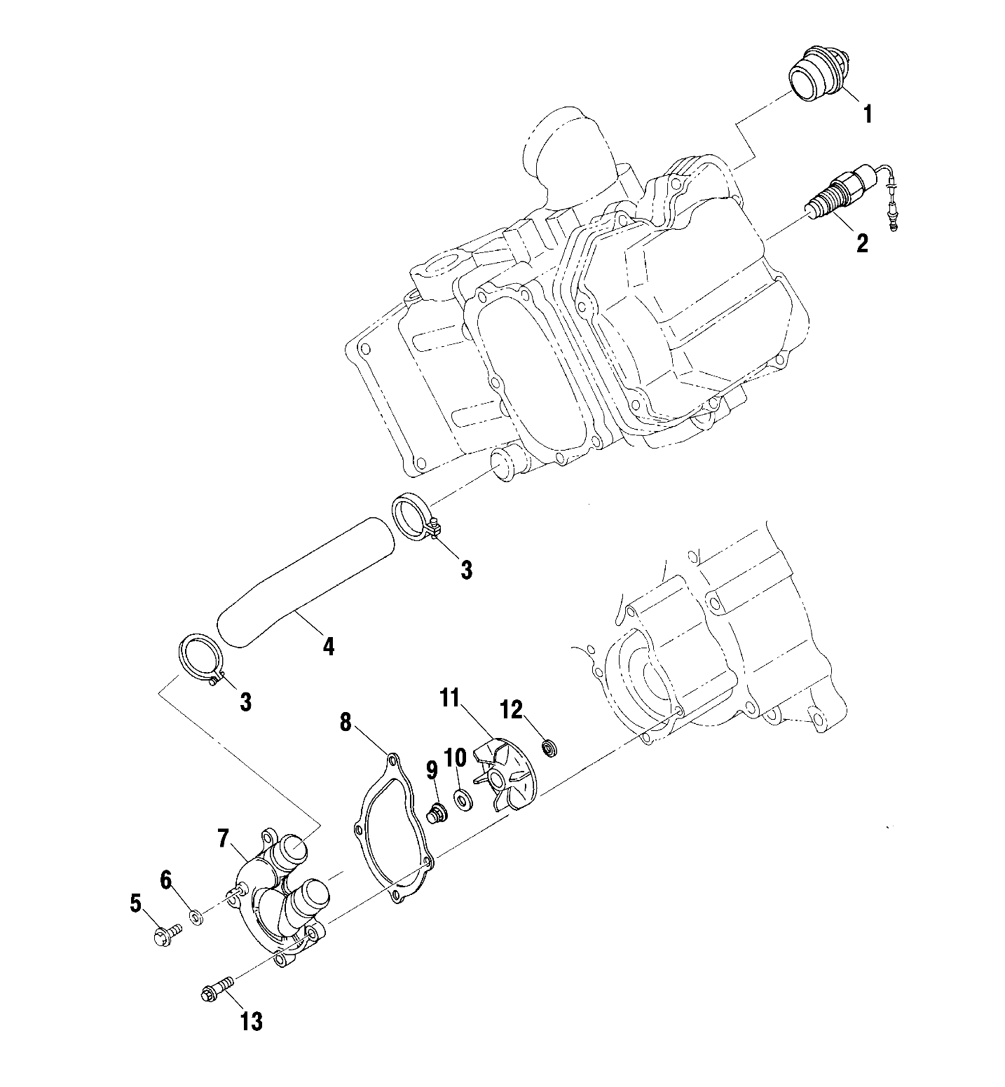 WATER PUMP - A01BA50AA (4963716371D007)