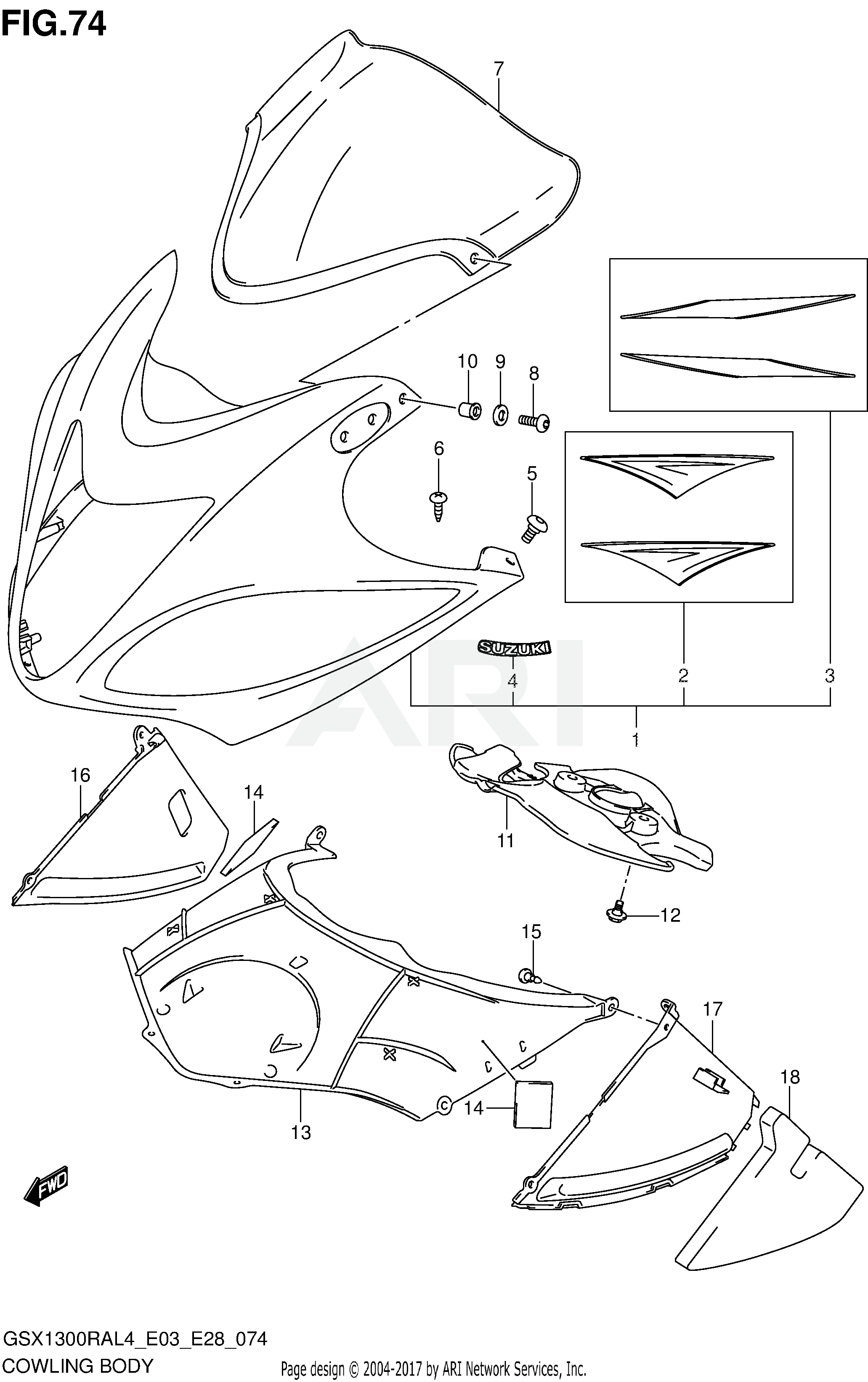 COWLING BODY