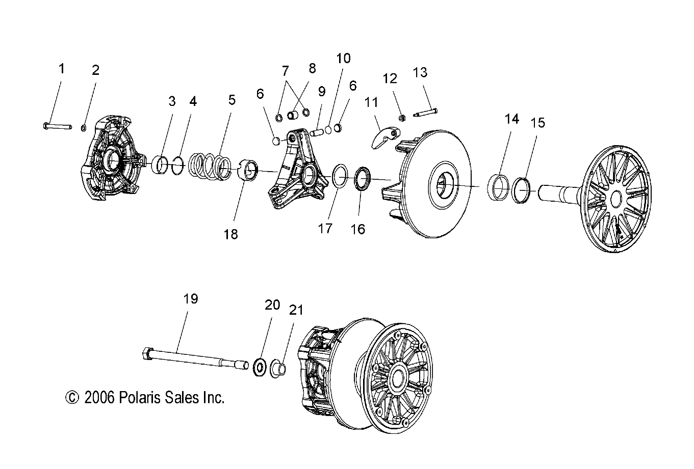 CLUTCH, DRIVE - S07PL7JS/JE (49SNOWDRIVECLUTCHDRGNRMK)