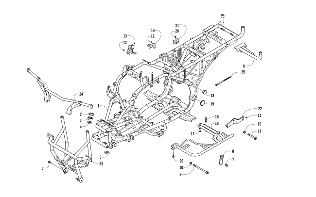 FRAME AND RELATED PARTS