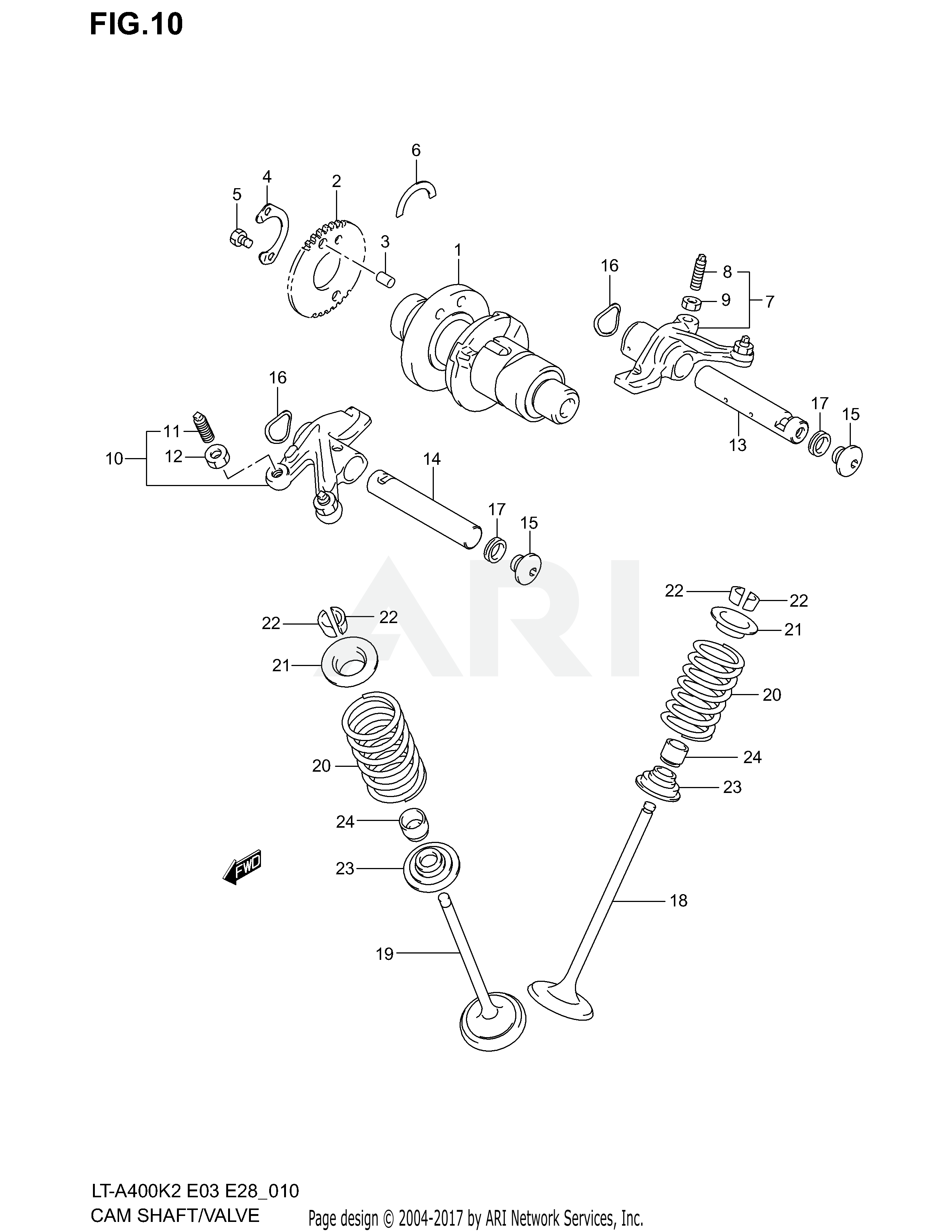 CAM SHAFT - VALVE