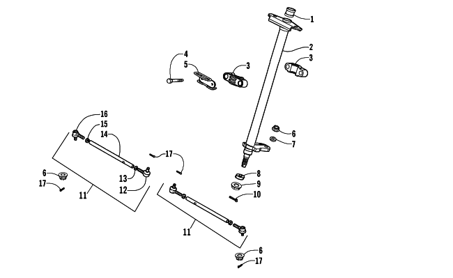 STEERING POST ASSEMBLY