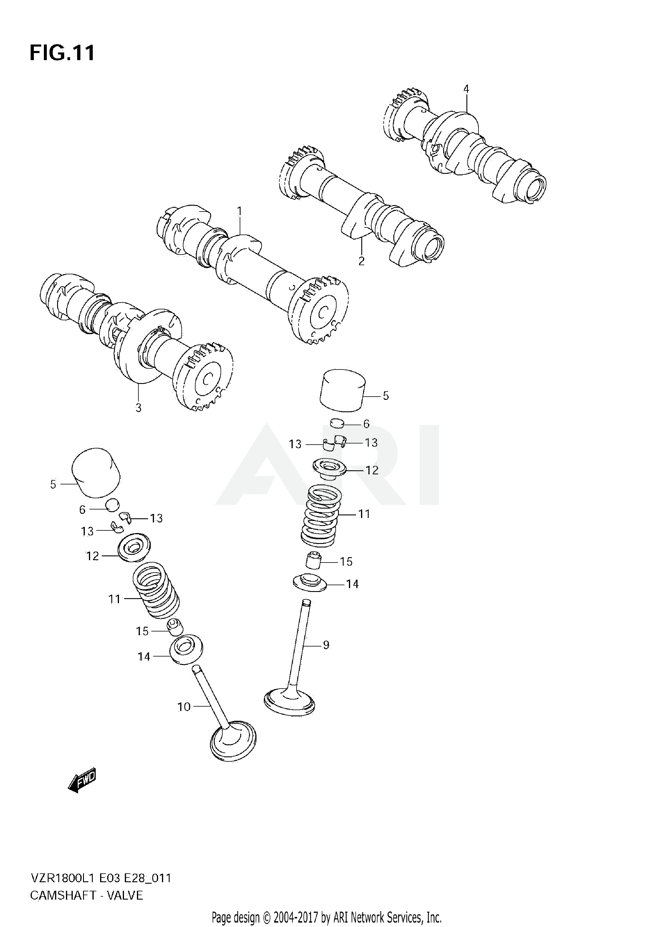 CAMSHAFT - VALVE