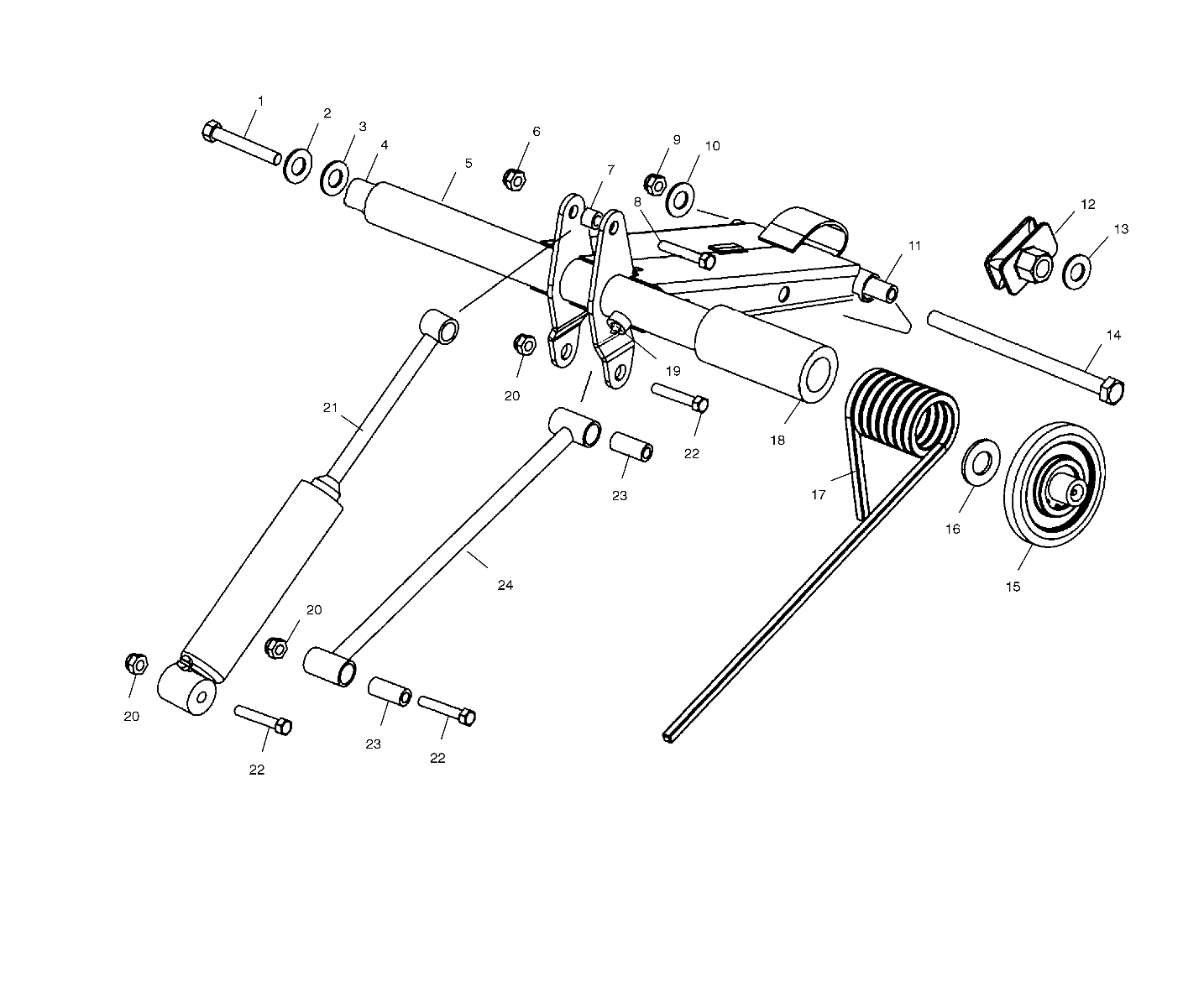 REAR TORQUE ARM - S01SR7AS (4960286028B011)