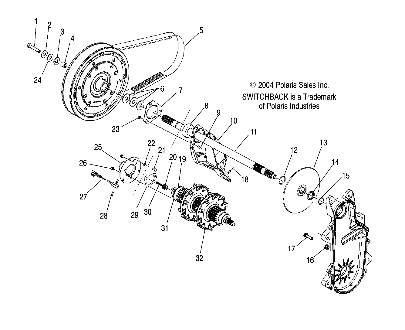 DRIVE TRAIN - S05PS8DS (4999200869920086C01)