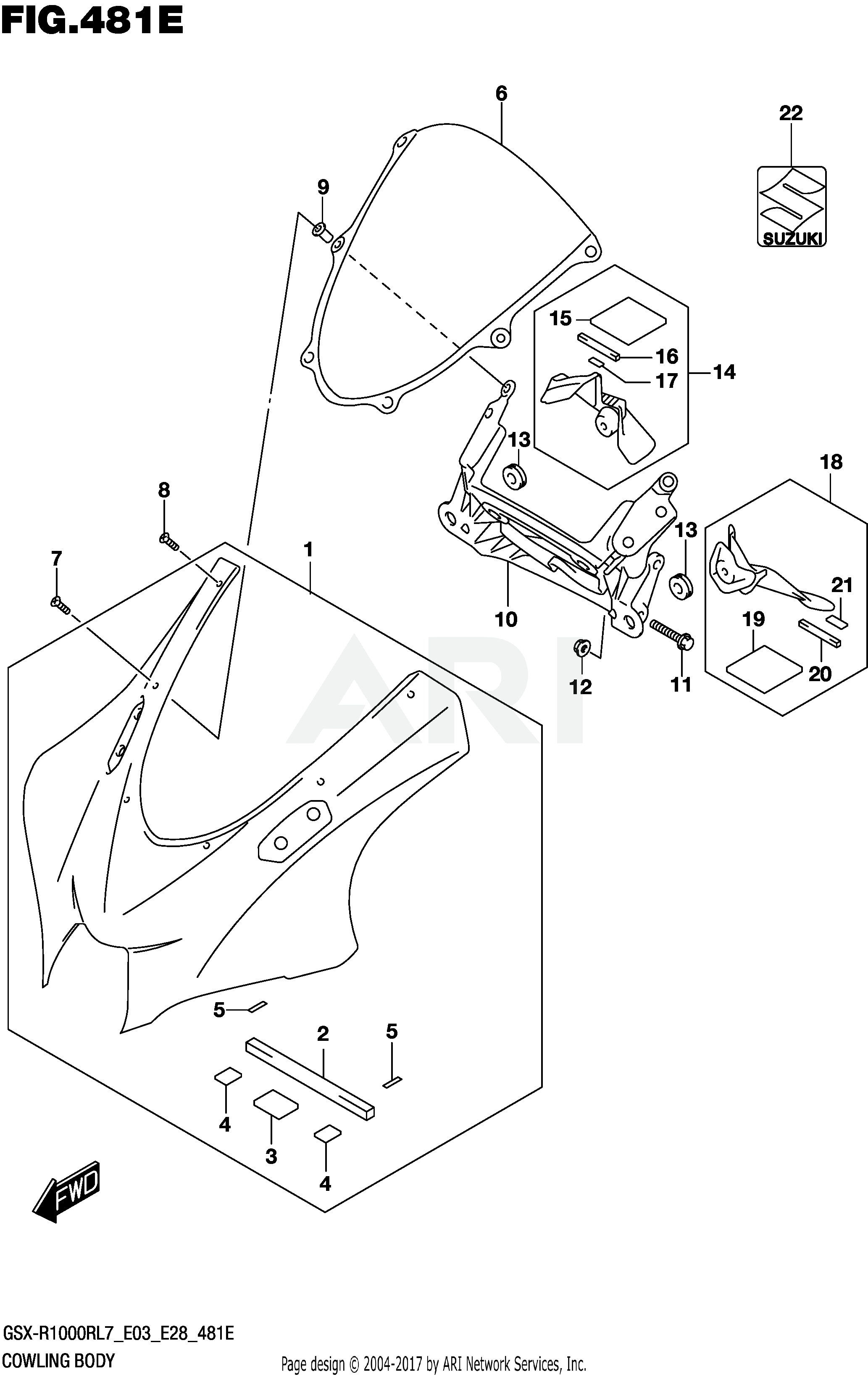 COWLING BODY (GSX-R1000RZL7 E28)