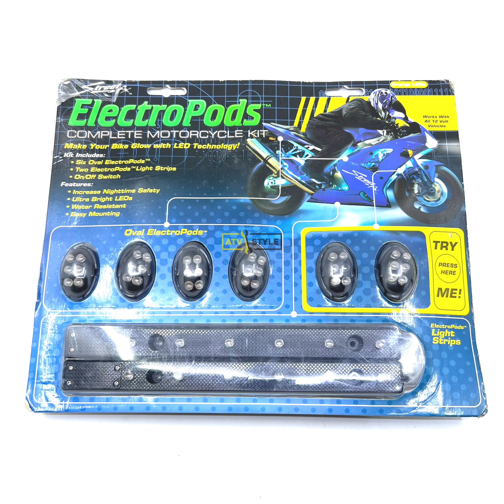 Комплект подсветки Orange Black Electropods 480299