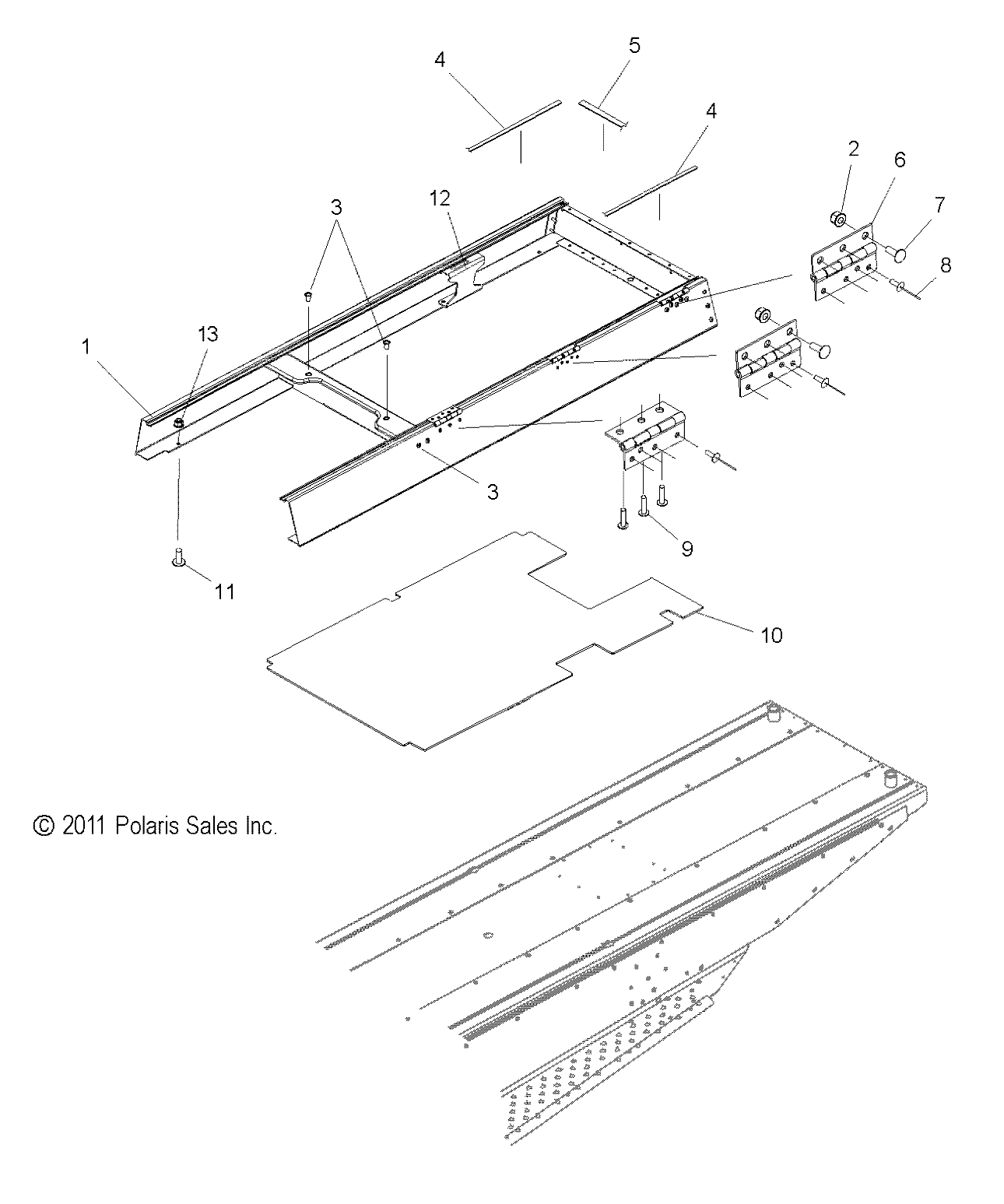 BODY, SEAT RISER ASM. - S12PU7ESL/EEL (49SNOWRISER12WIDE)