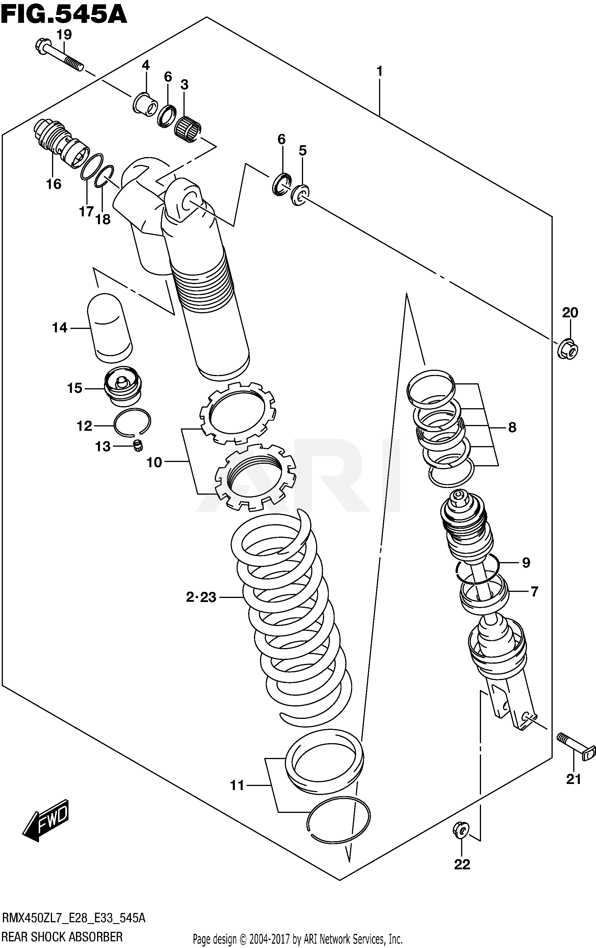 REAR SHOCK ABSORBER