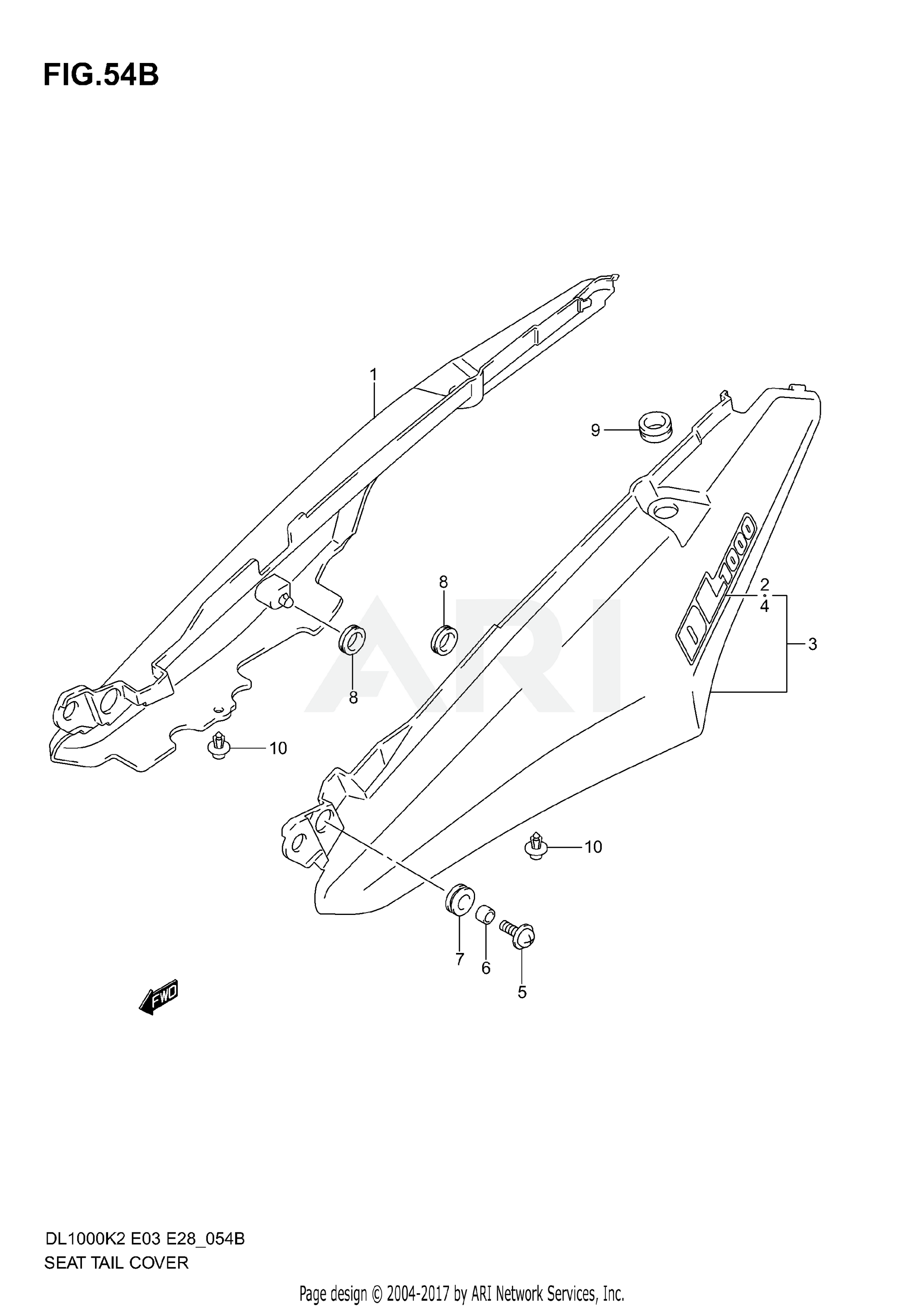 SEAT TAIL COVER (MODEL K4)