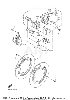 FRONT BRAKE CALIPER