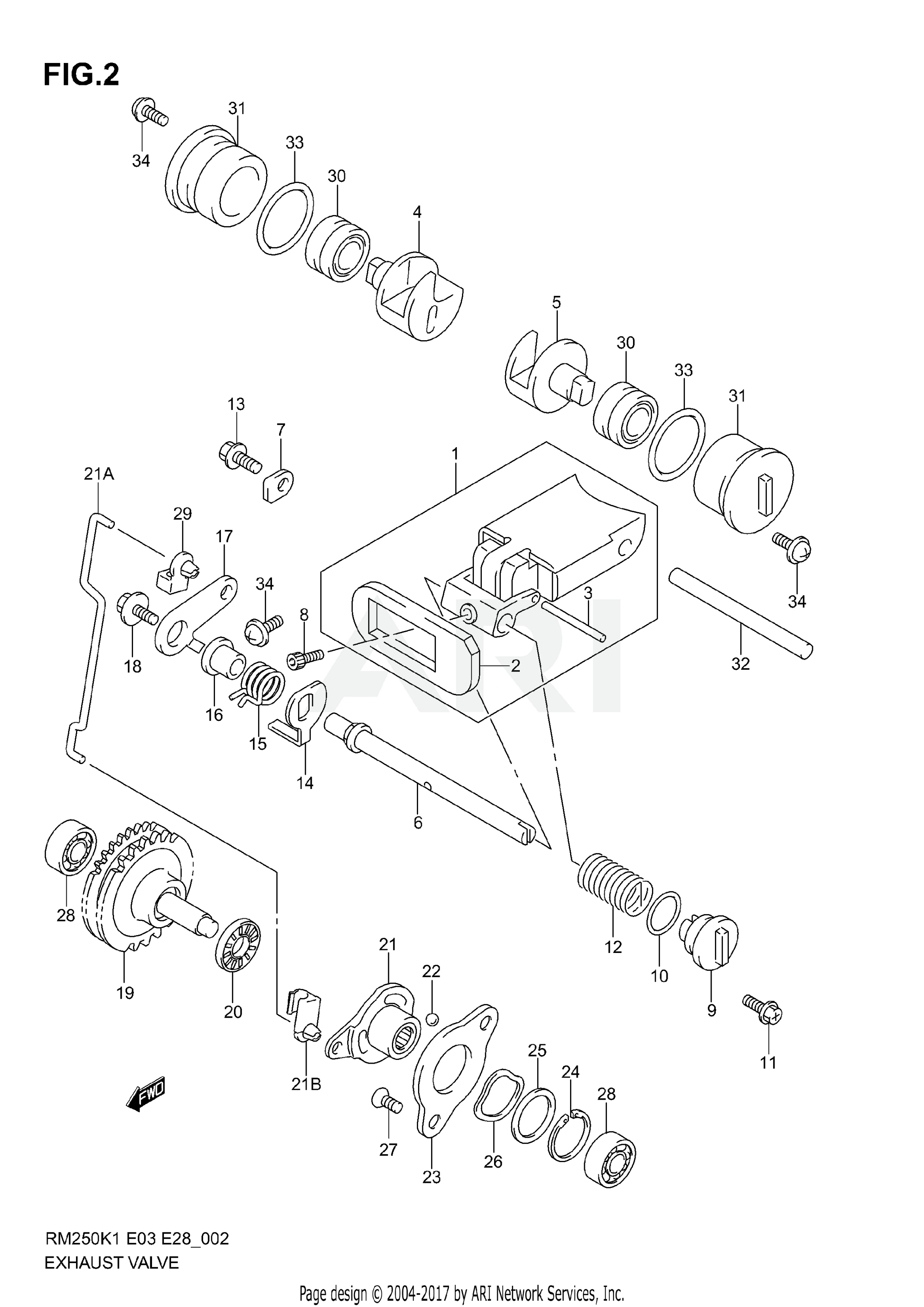 EXHAUST VALVE (MODEL K1)