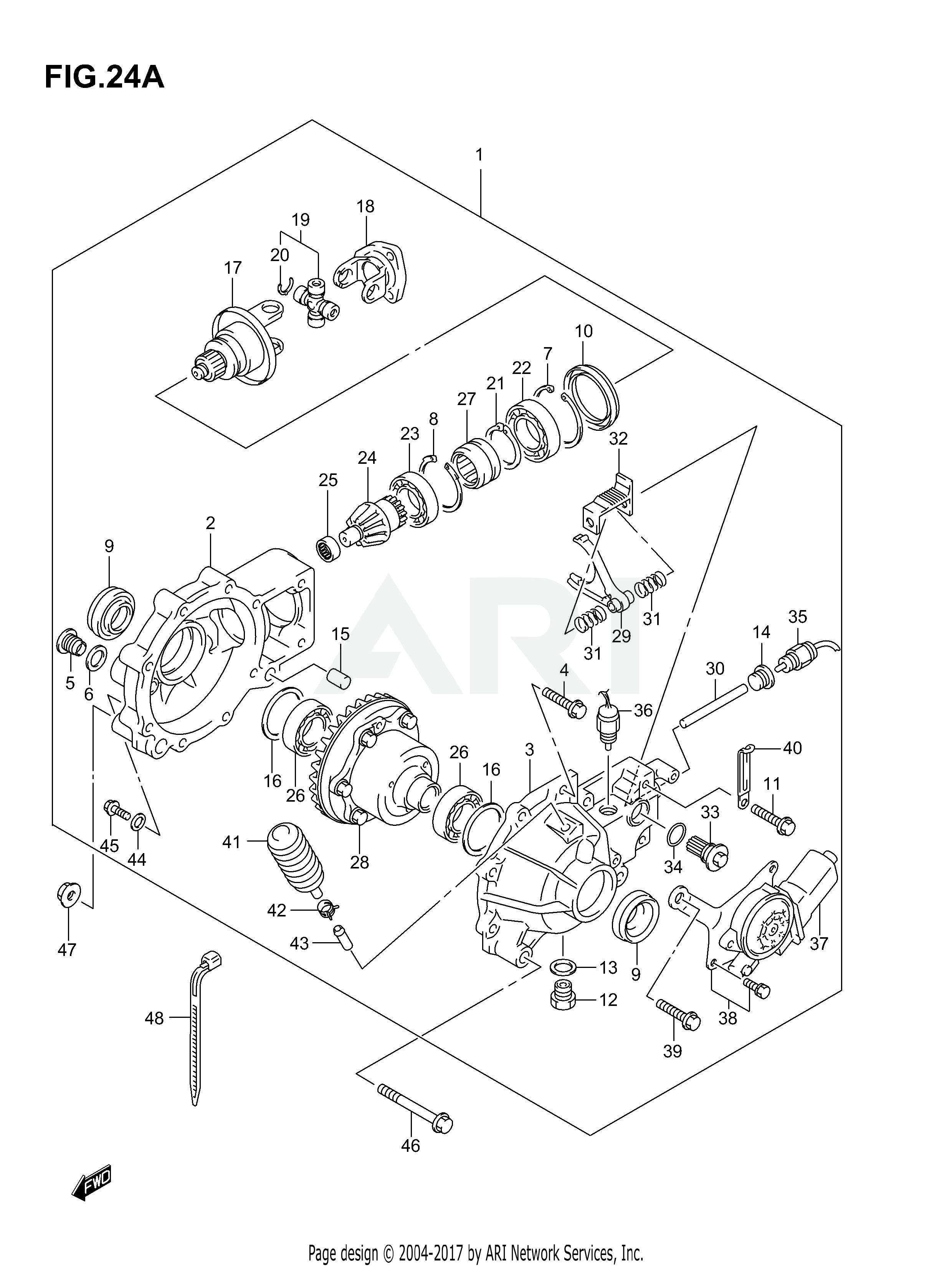 FINAL BEVEL GEAR (FRONT)('05/11%)