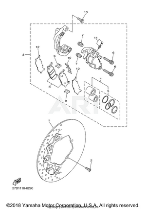 FRONT BRAKE CALIPER