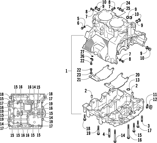 CRANKCASE ASSEMBLY