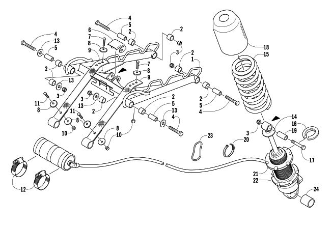 REAR SUSPENSION FRONT ARM ASSEMBLY