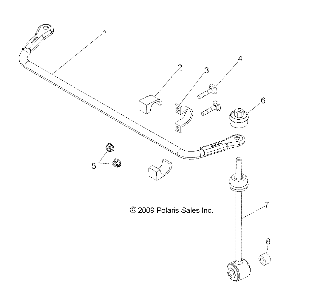 SUSPENSION, REAR STABILIZER BAR - R15RAA76AA/AJ (49RGRSTABILIZERRR108004X4)