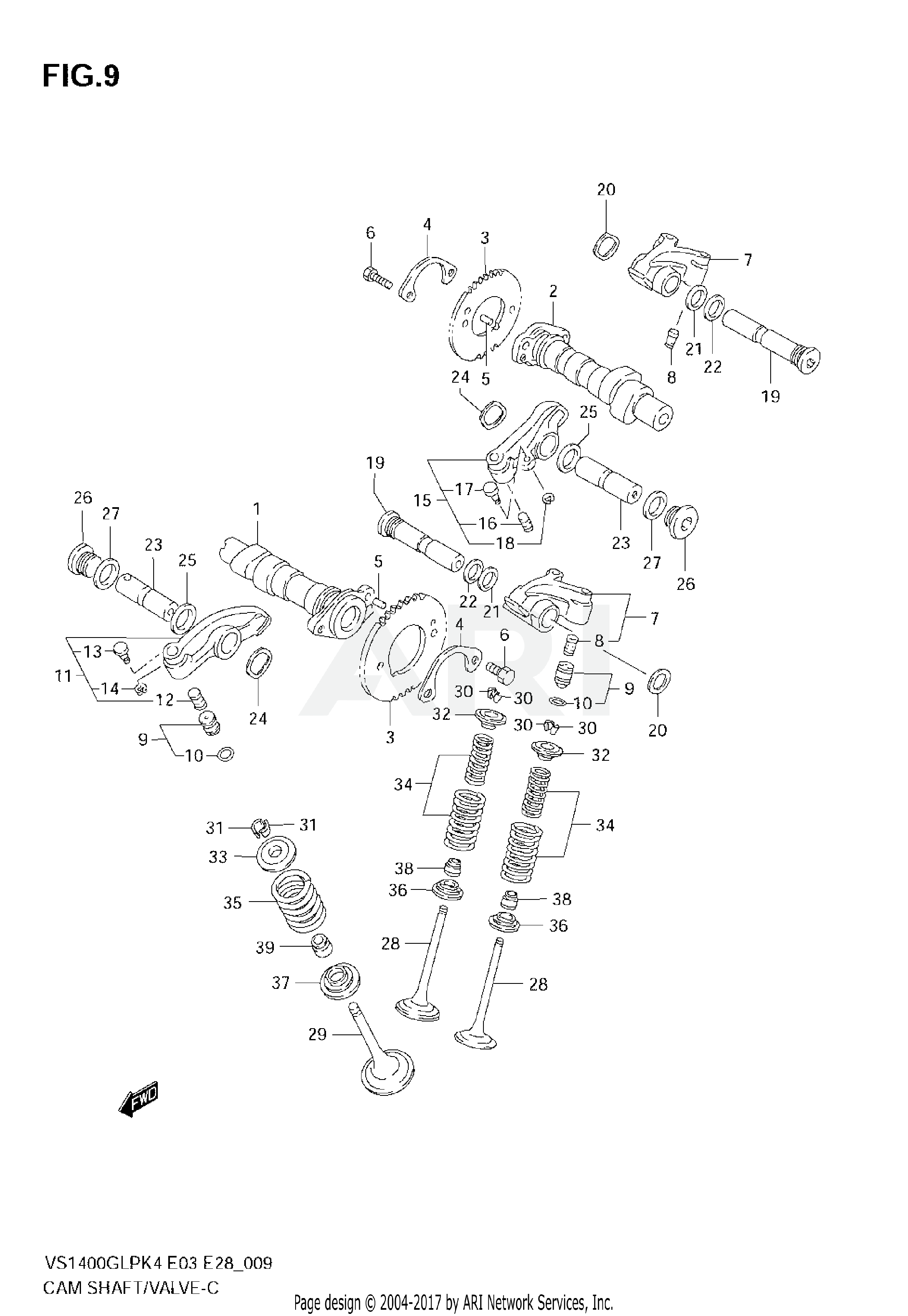 CAMSHAFT - VALVE