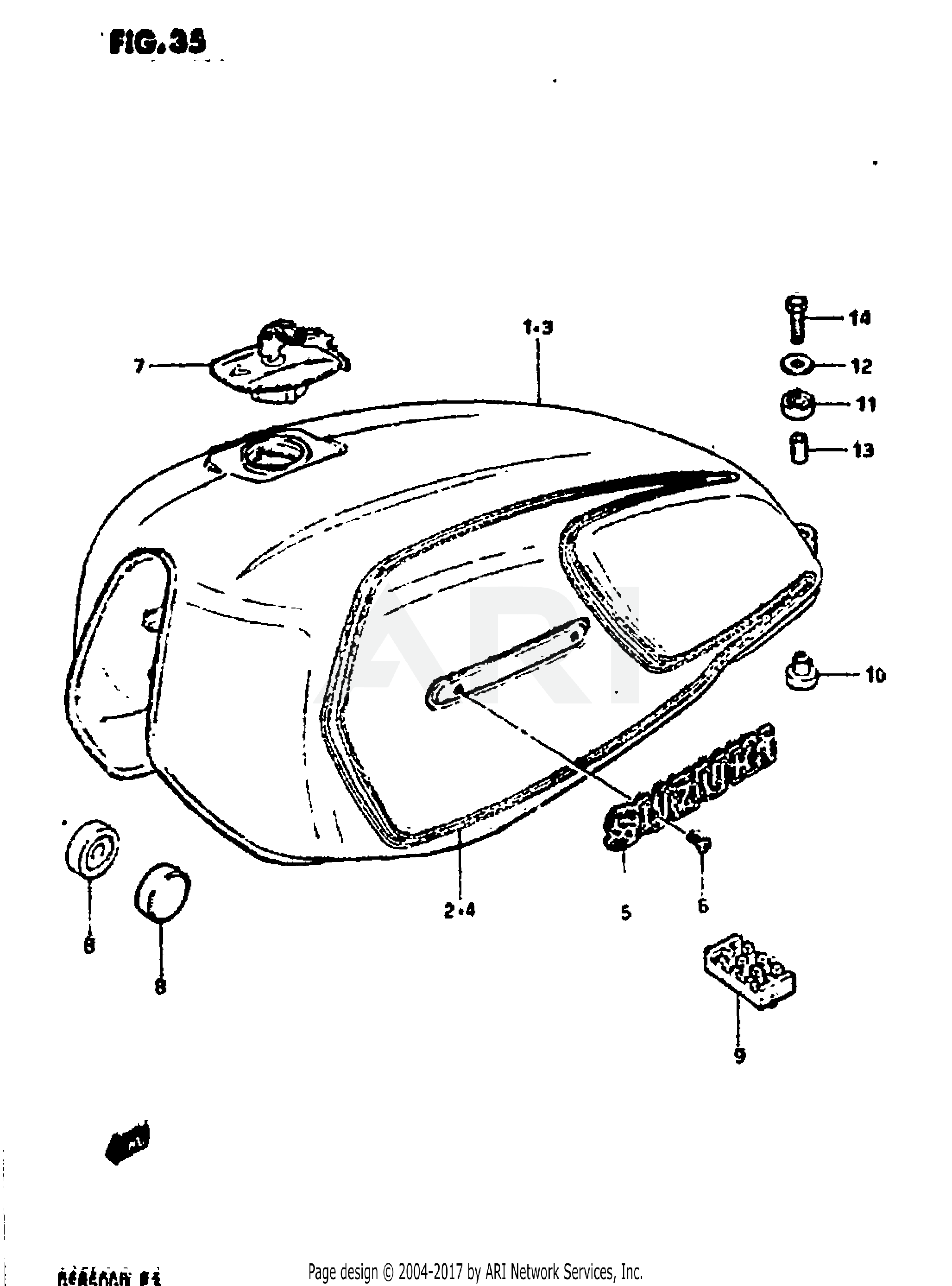 FUEL TANK (MODEL D)