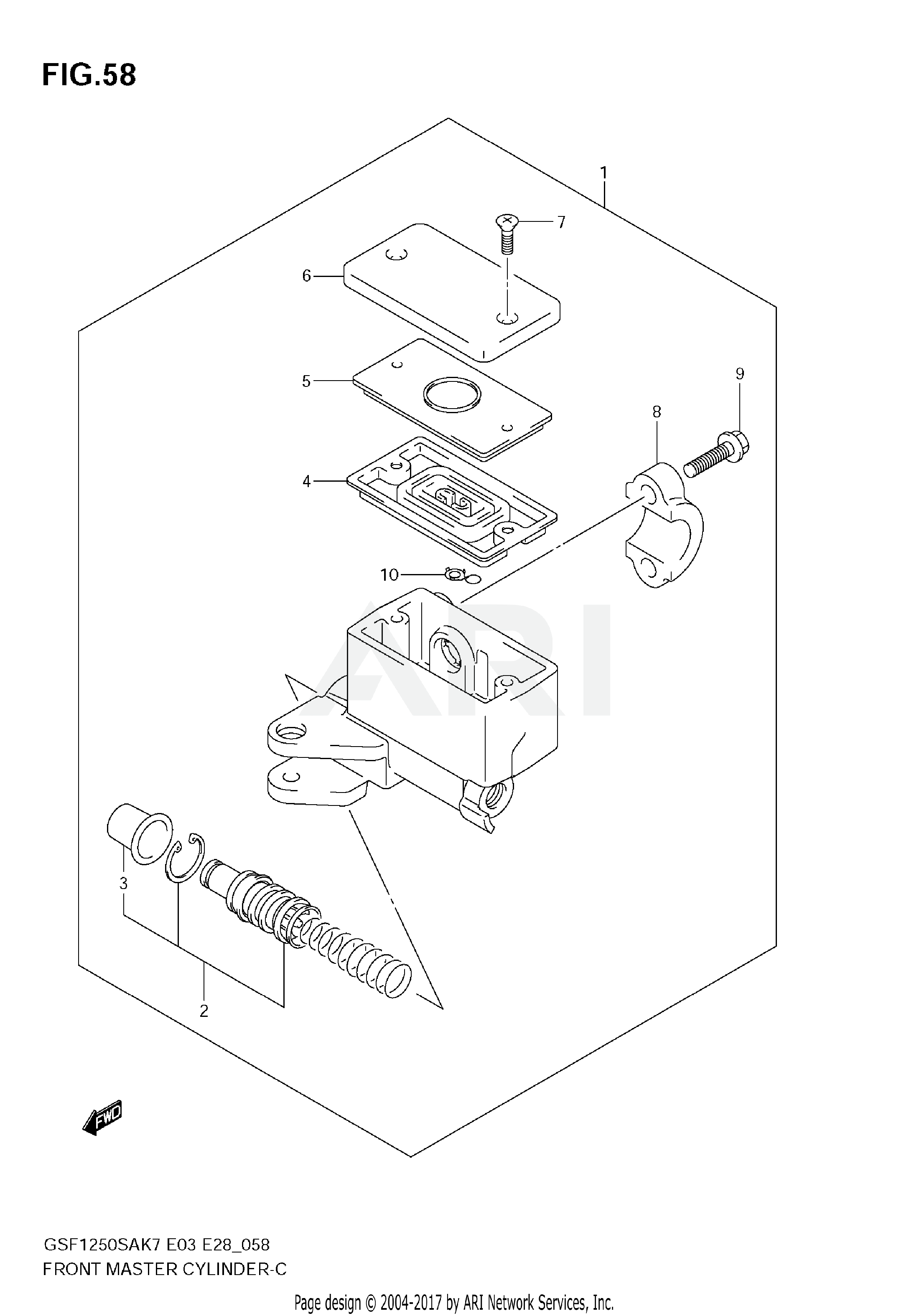 FRONT MASTER CYLINDER