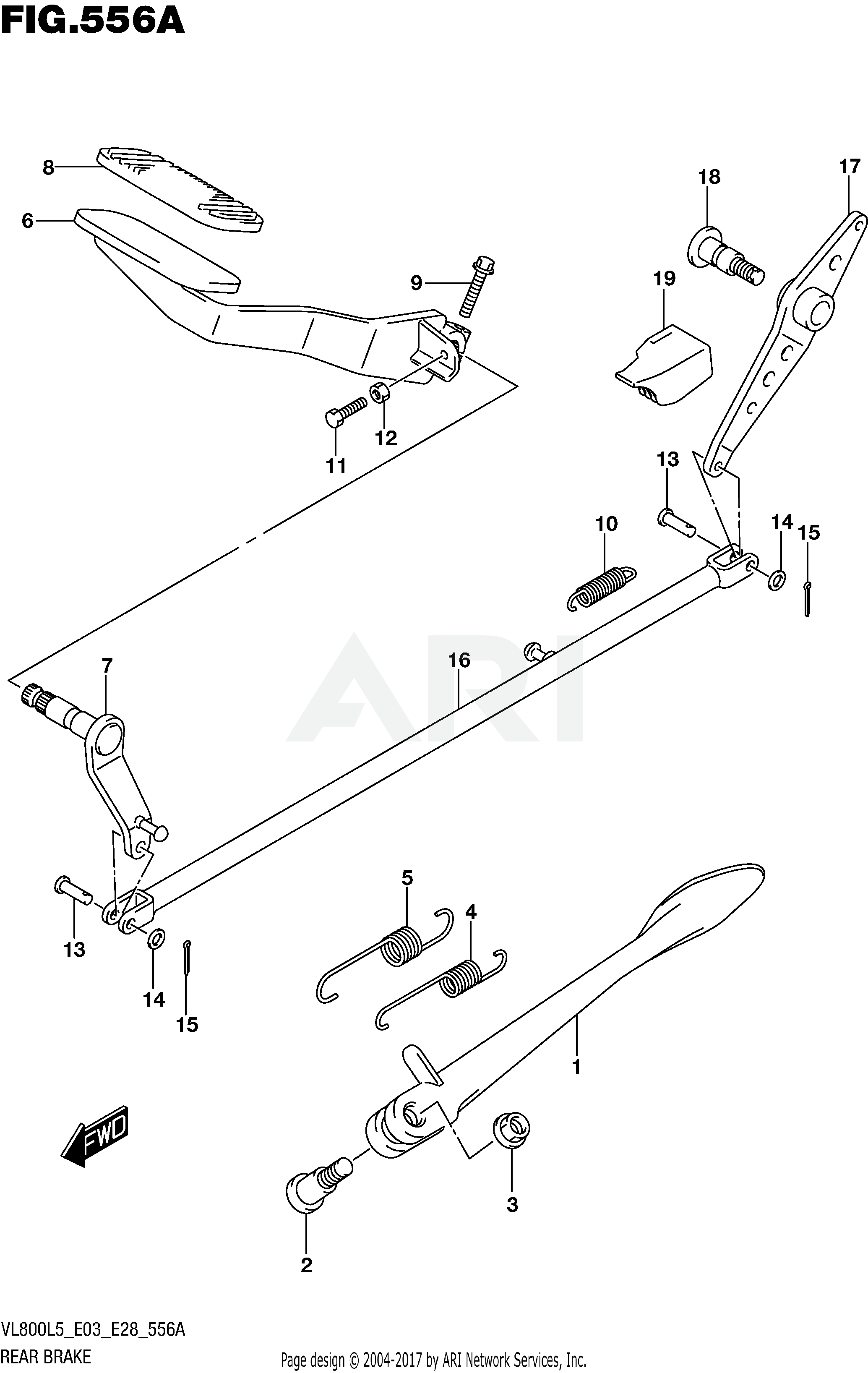 REAR BRAKE (VL800L5 E03)