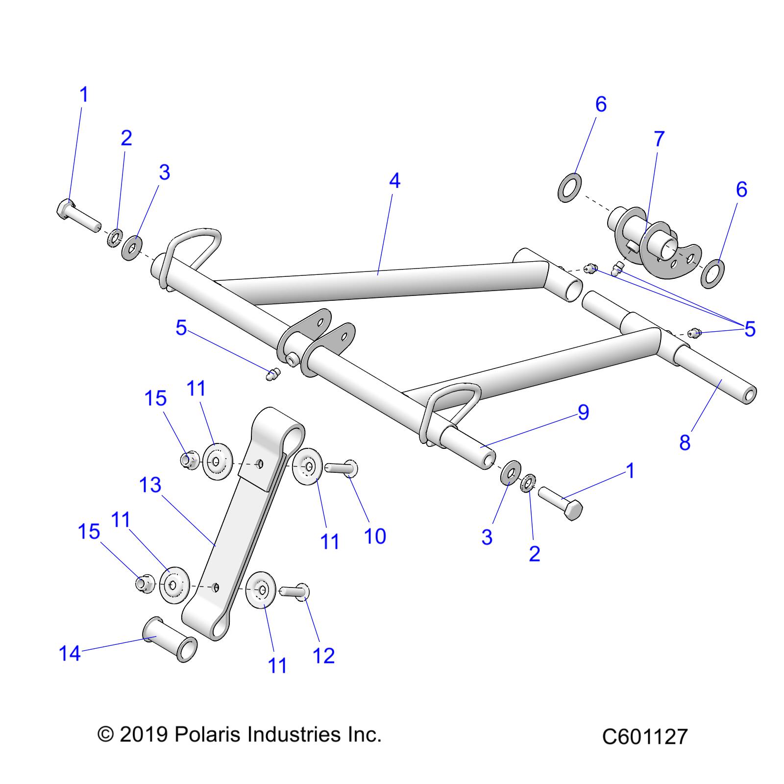 SUSPENSION, TORQUE ARM, FRONT - S20CED5BSL/BSU (C601127)