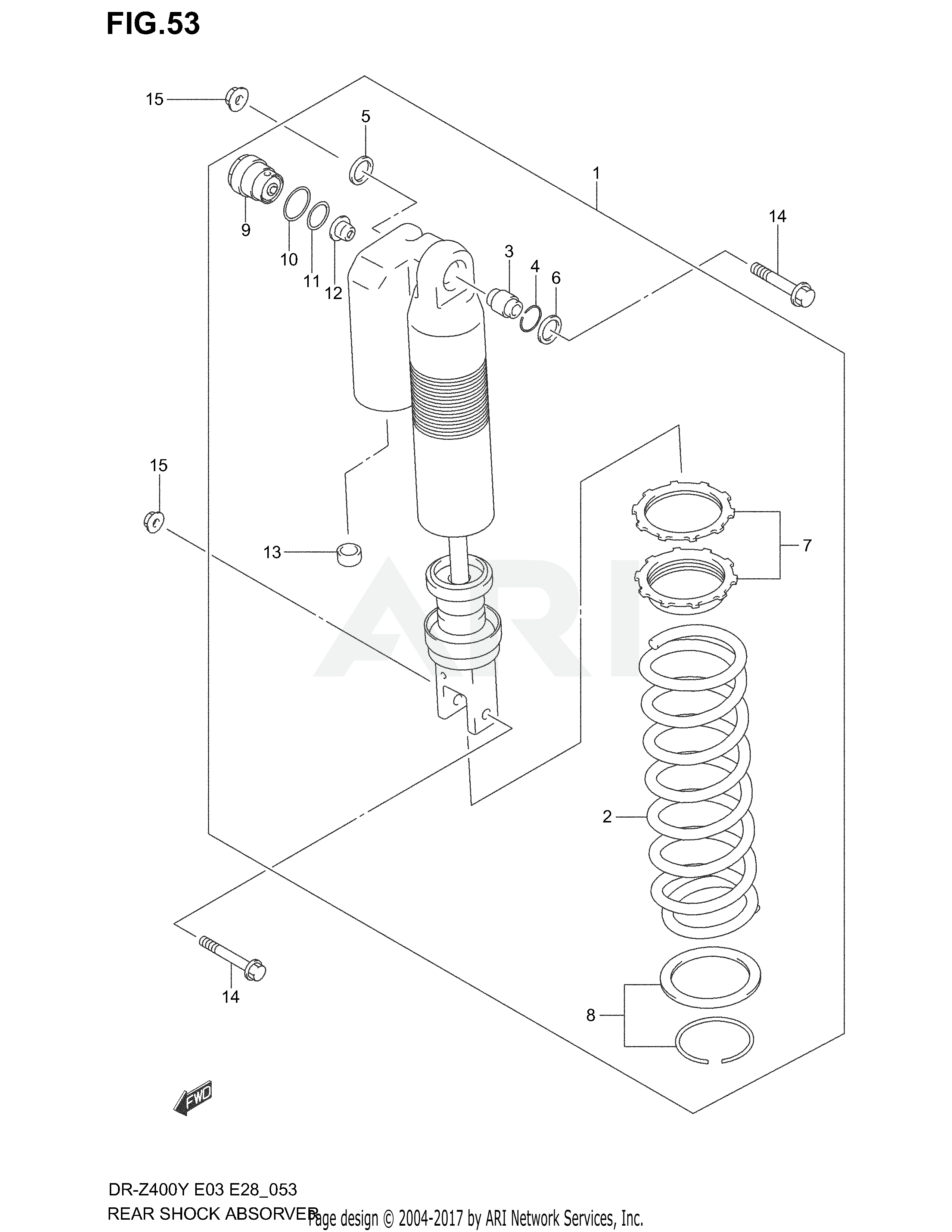 REAR SHOCK ABSORBER