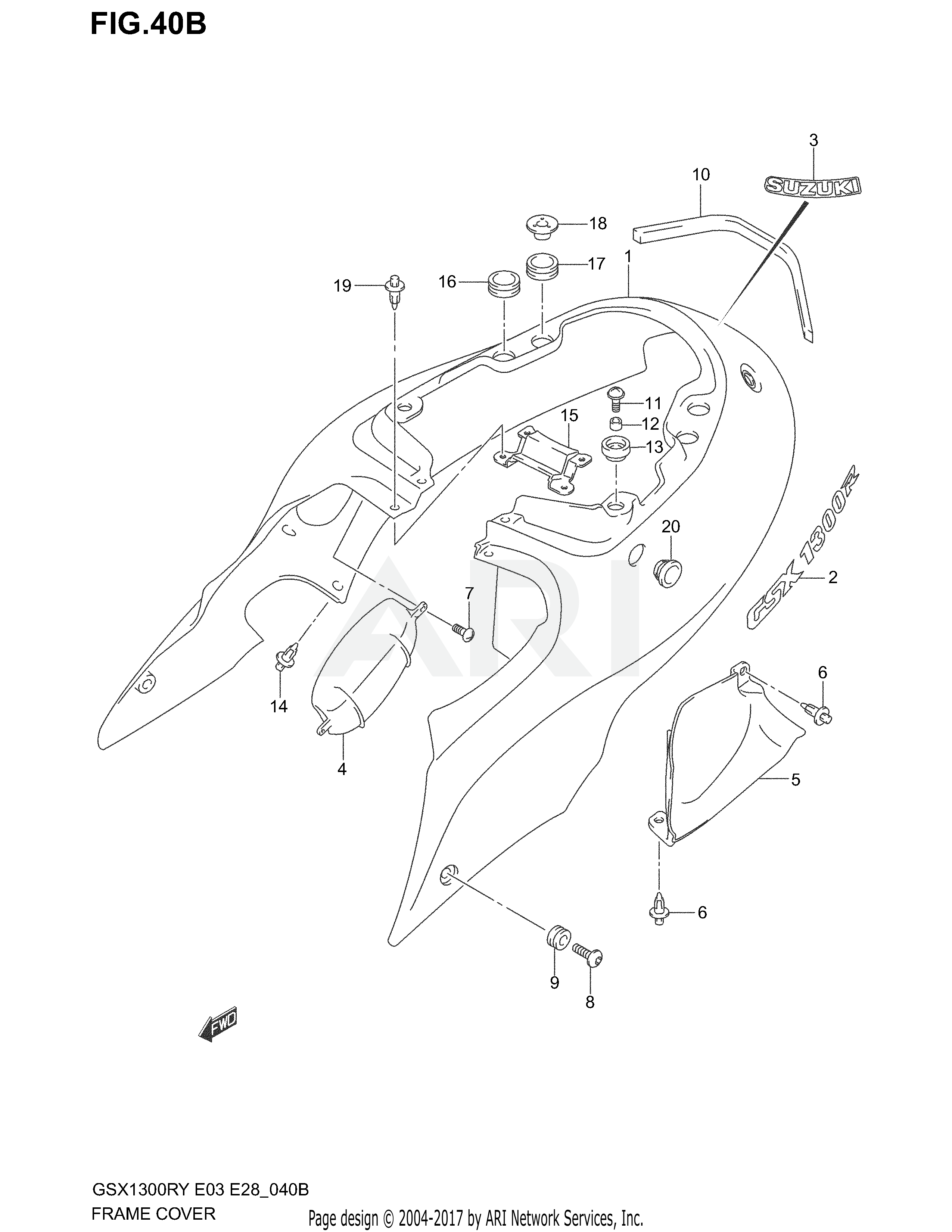 FRAME COVER (MODEL K1)