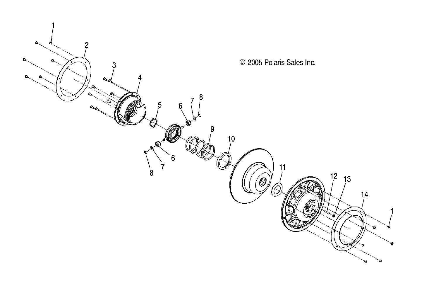 DRIVEN CLUTCH - S06PT7HS (4997539753C06)