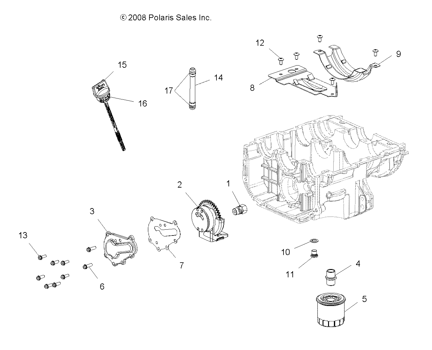 ENGINE, OIL SYSTEM - A13GH8EFK (49ATVOIL09SPXP850)