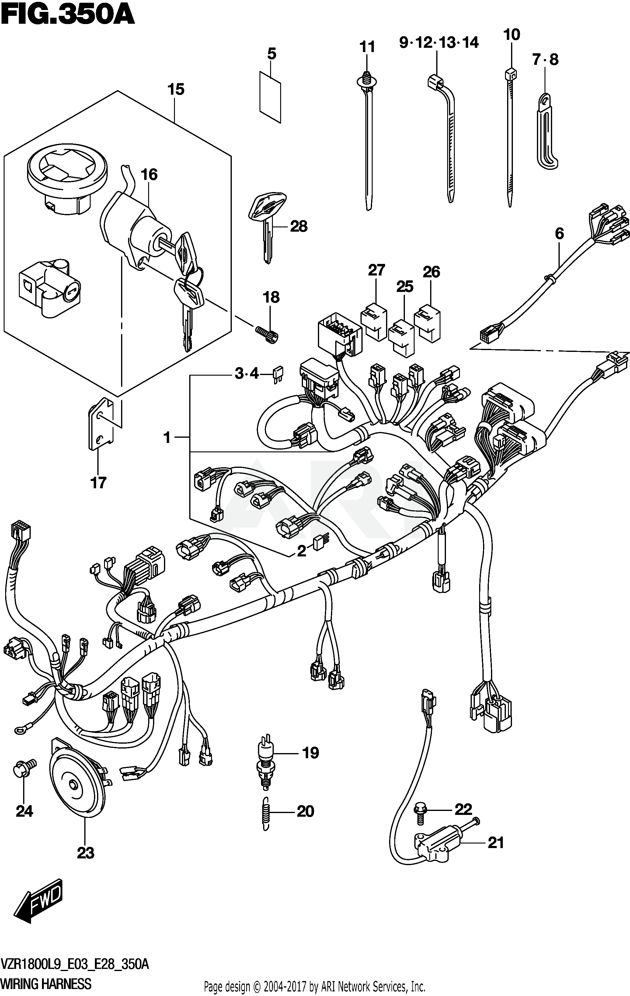 WIRING HARNESS (VZR1800L9 E28)