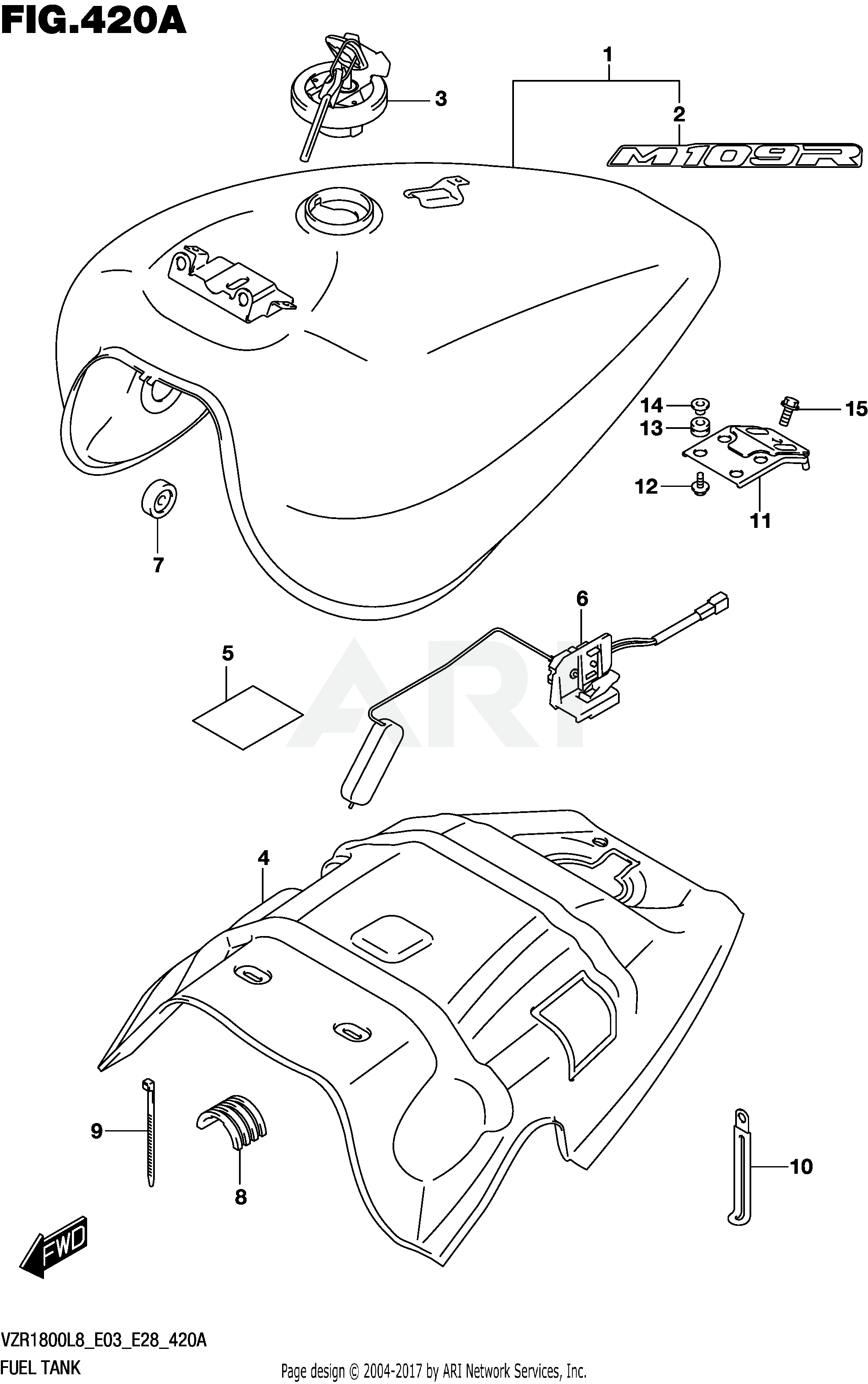 FUEL TANK (VZR1800L8 E28)