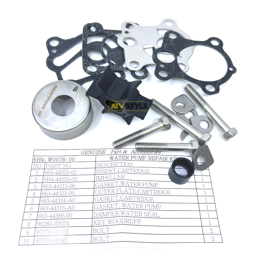 Ремкомплект помпы Skipper для Yamaha 40-50 SK6H4-W0078-00