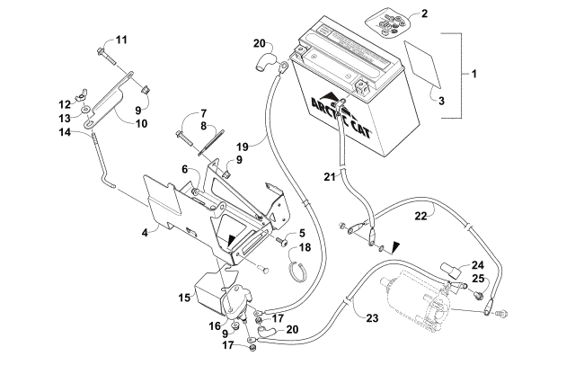 BATTERY AND TRAY ASSEMBLY