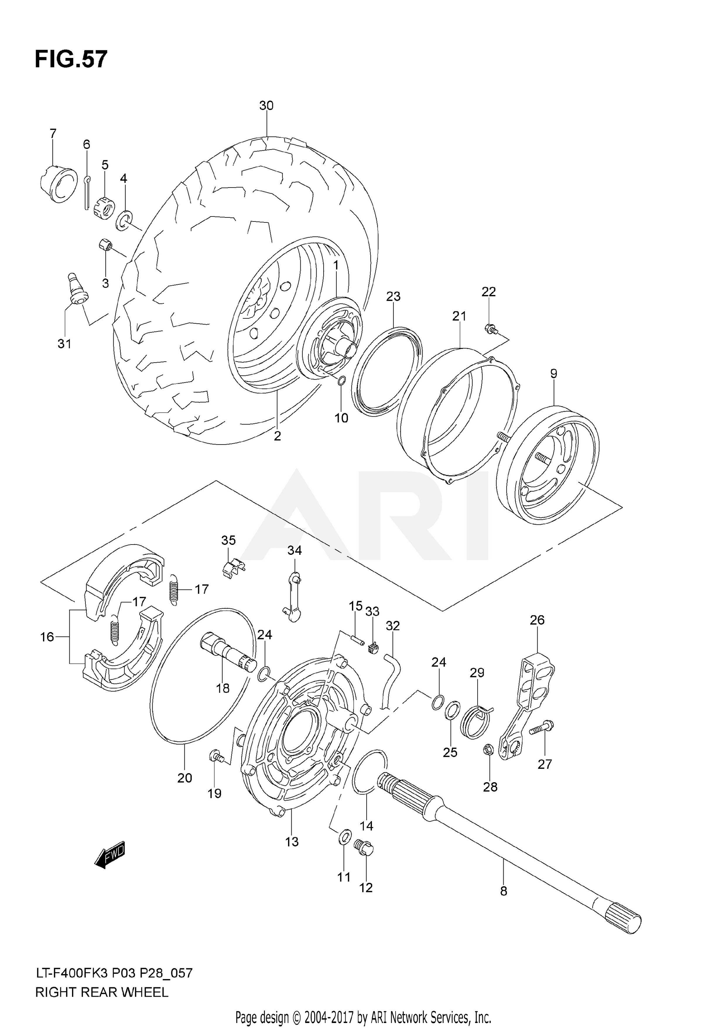 RIGHT REAR WHEEL