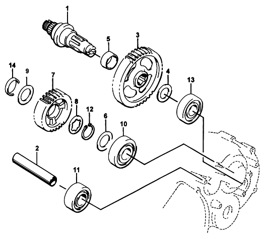 SECONDARY TRANSMISSION ASSEMBLY