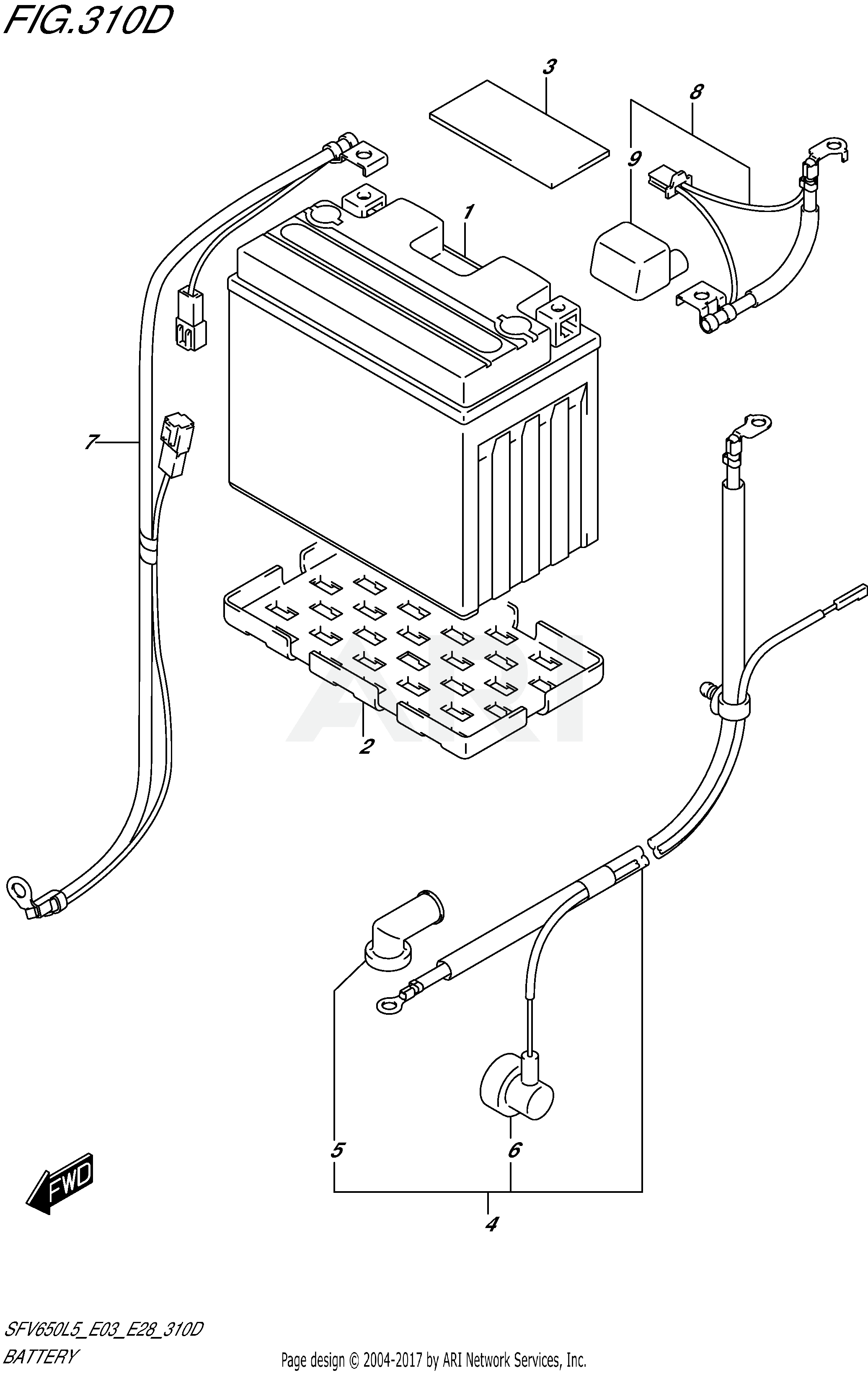 BATTERY (SFV650AL5 E28)