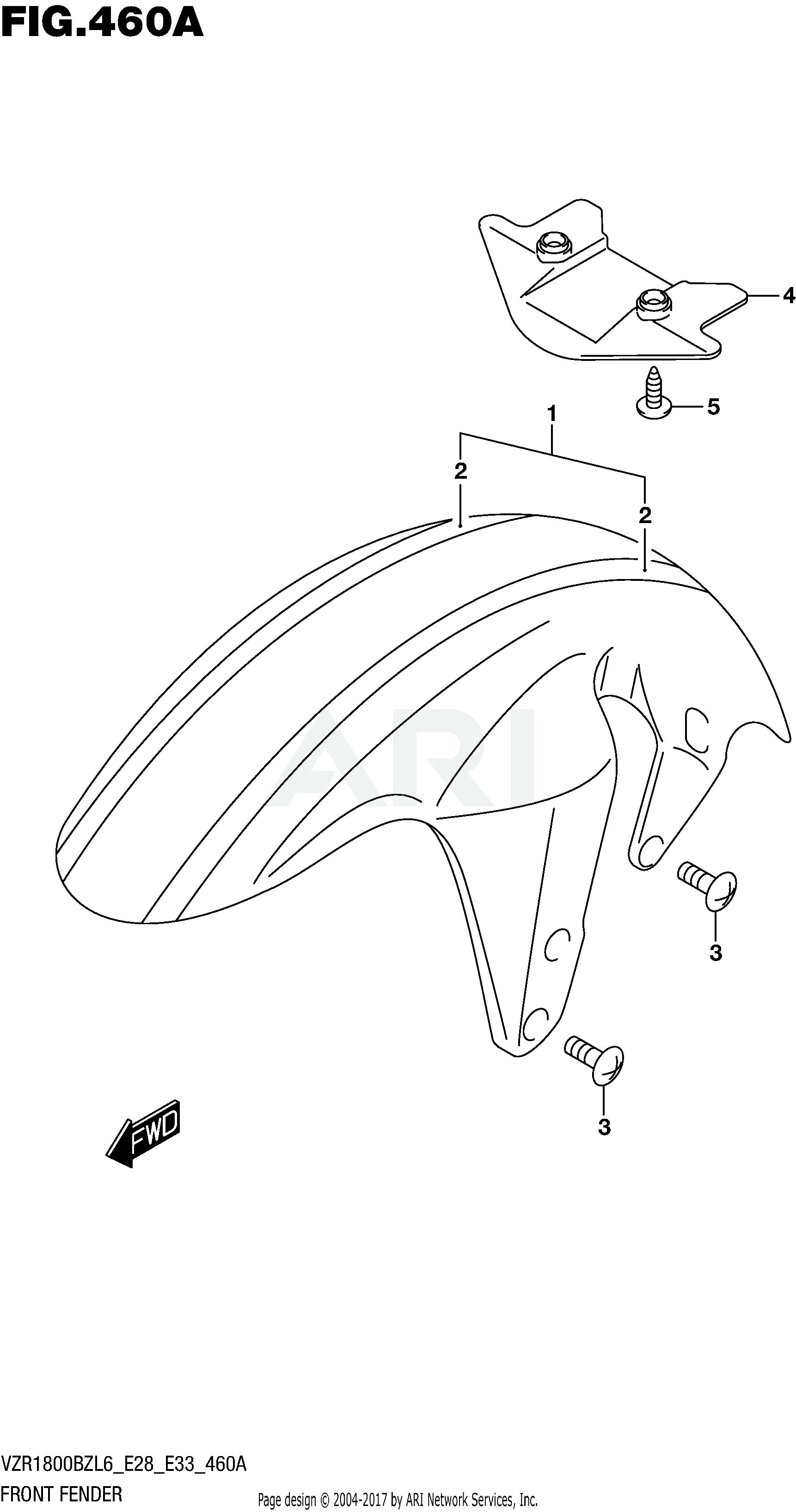 FRONT FENDER (FOR BBD)  (VZR1800BZL6 E28)