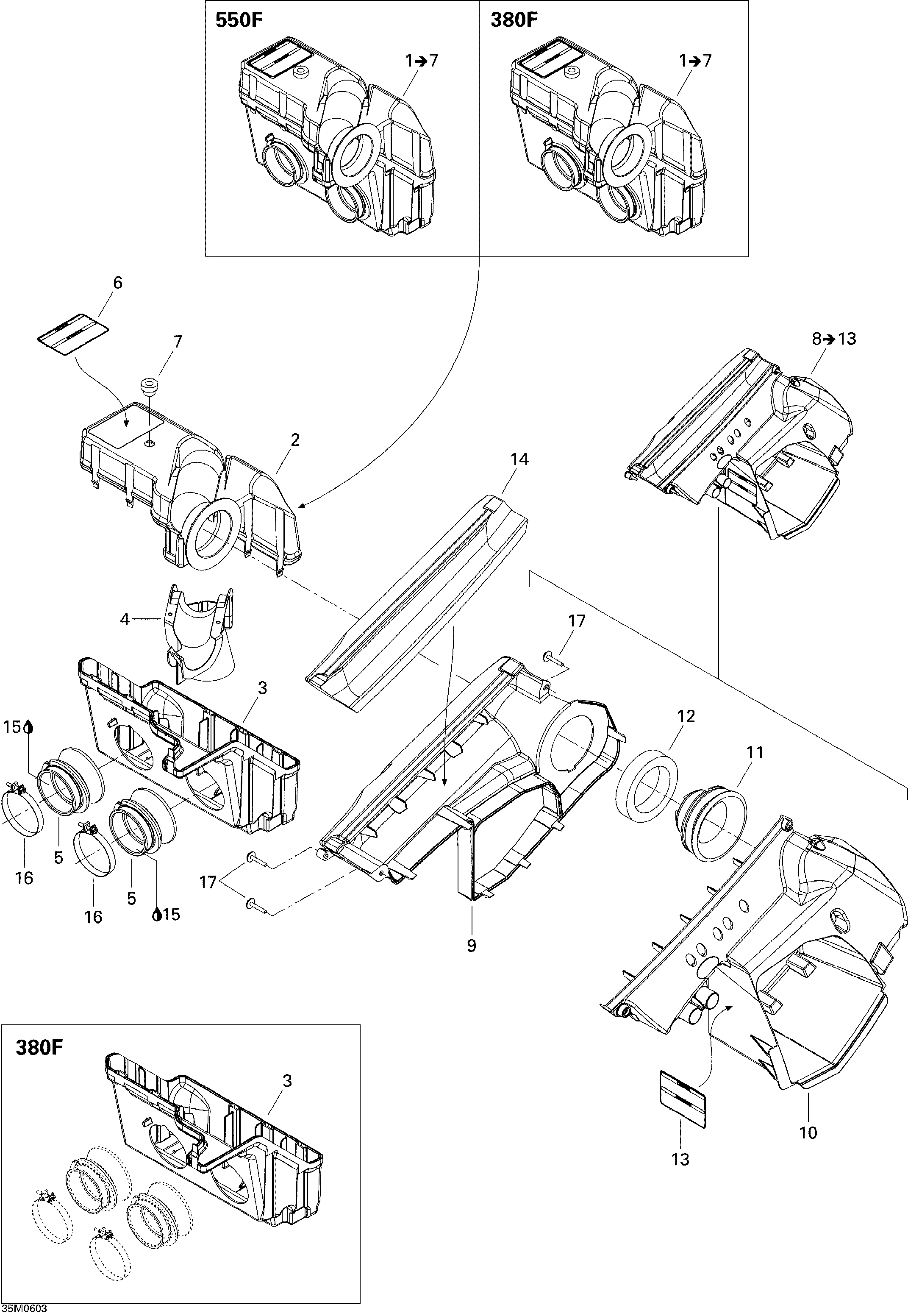 Air Intake System 550F