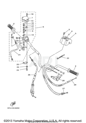 STEERING HANDLE CABLE