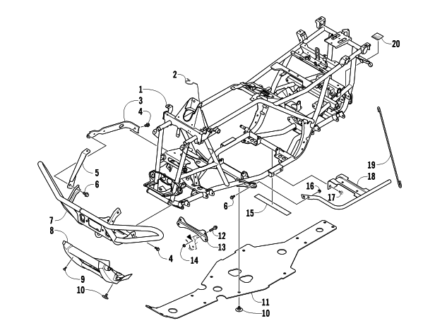 FRAME AND RELATED PARTS