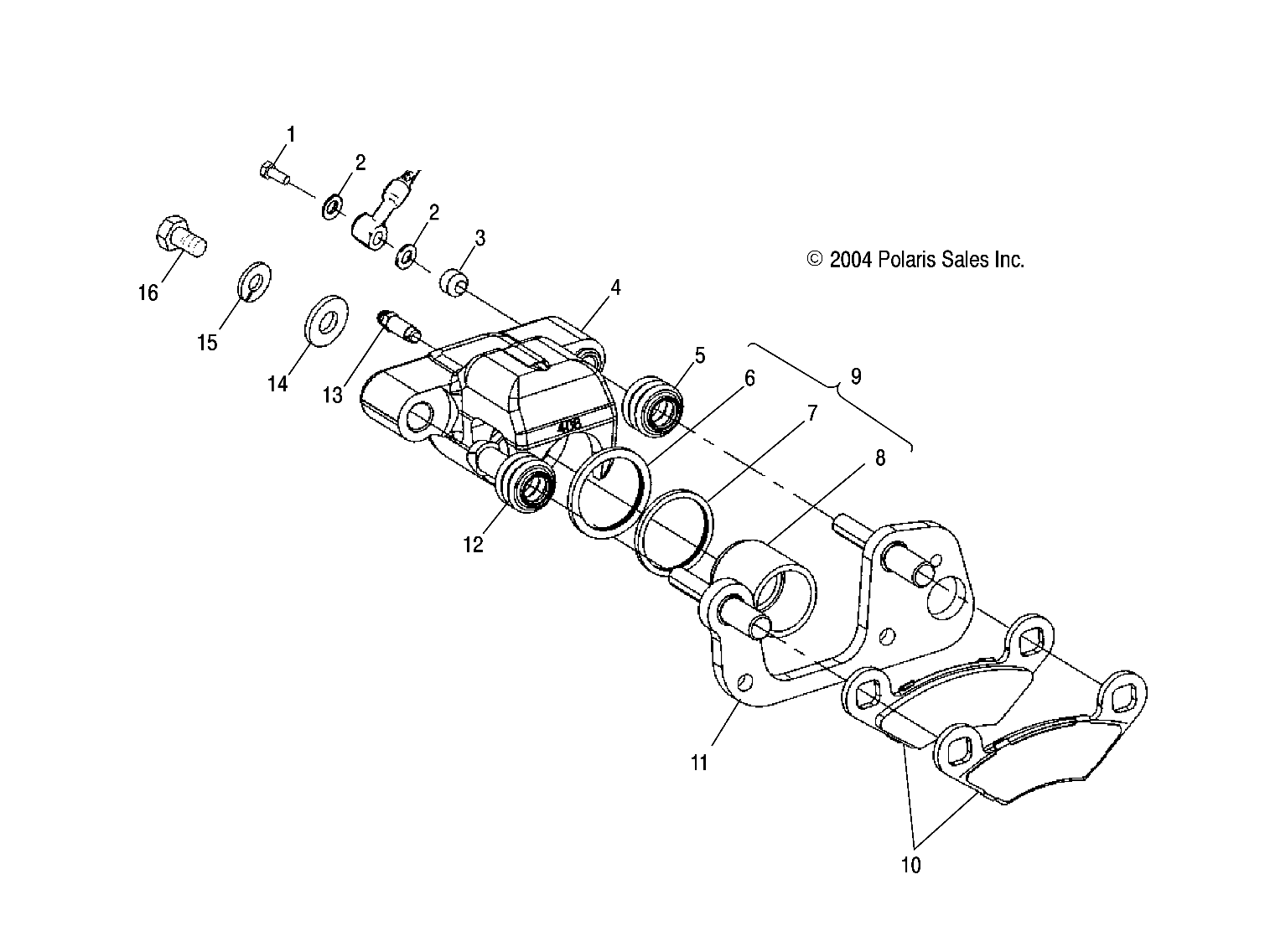 FRONT BRAKE - A05BA25CA/CB (4999200489920048B04)