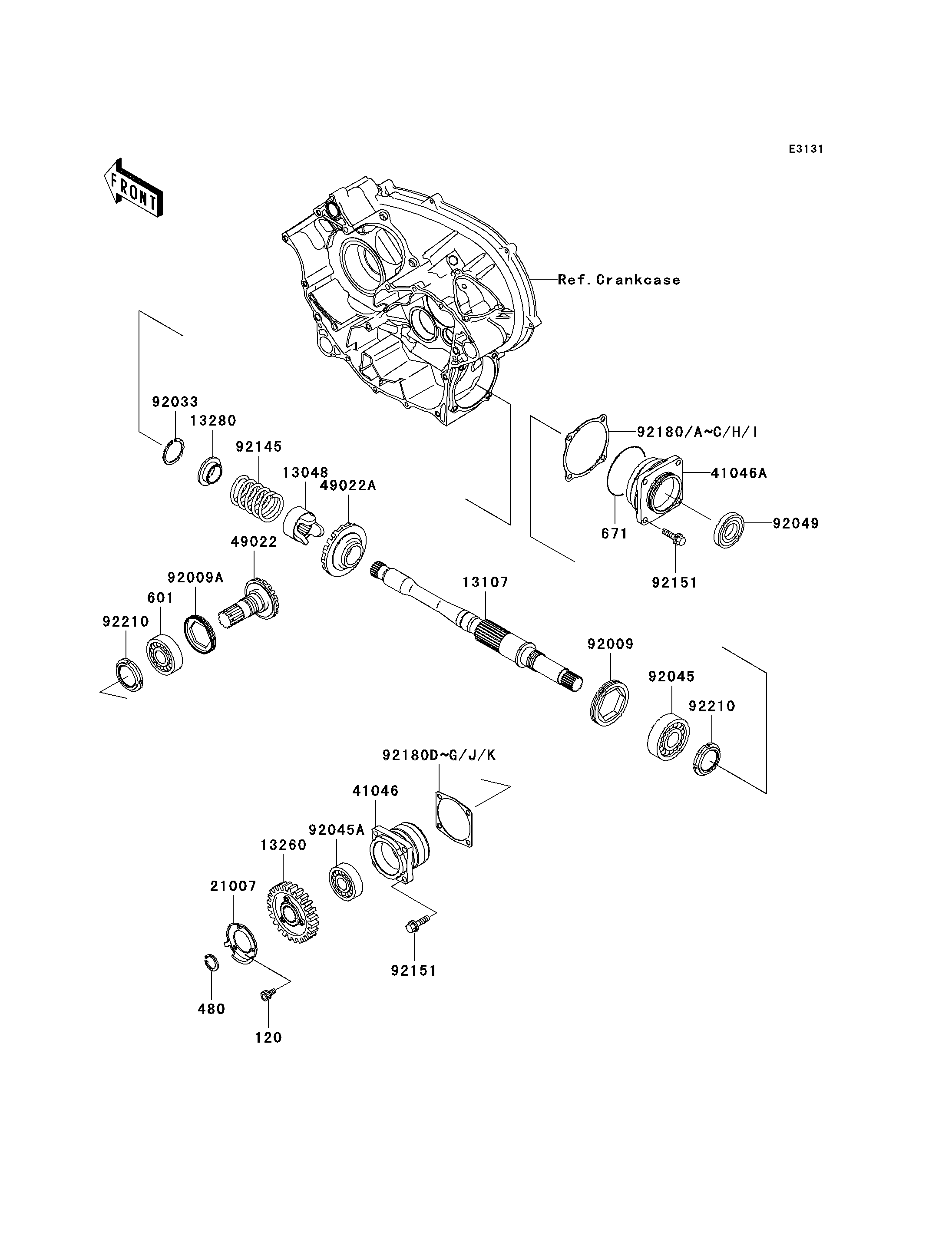 Front Bevel Gear