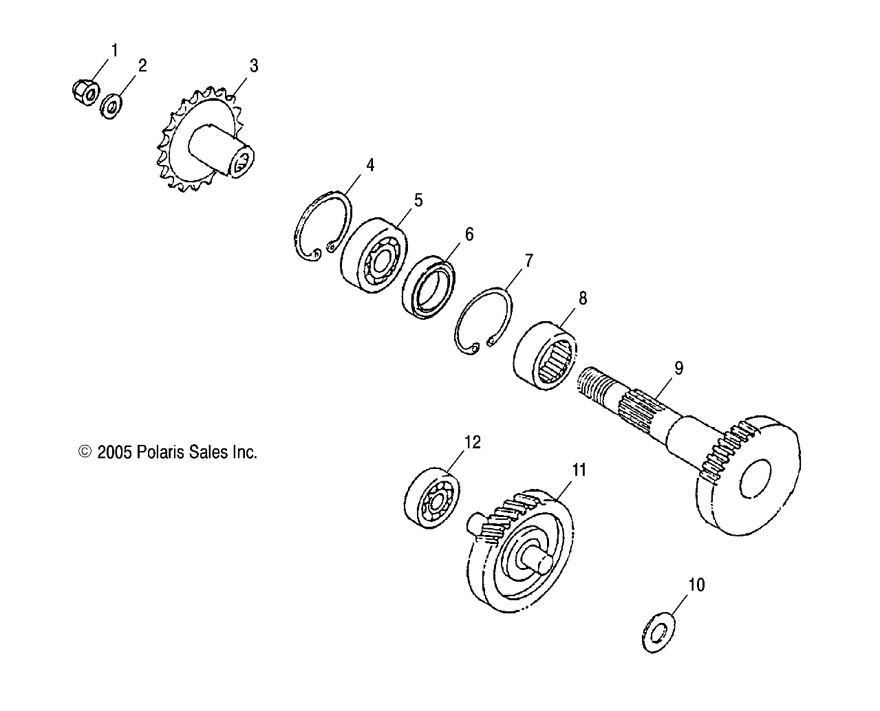 DRIVE SHAFT - A02EA05CA (4999202359920235A13)