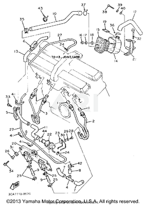 AIR INDUCTION SYSTEM CALIFORNIA MODEL ONLY