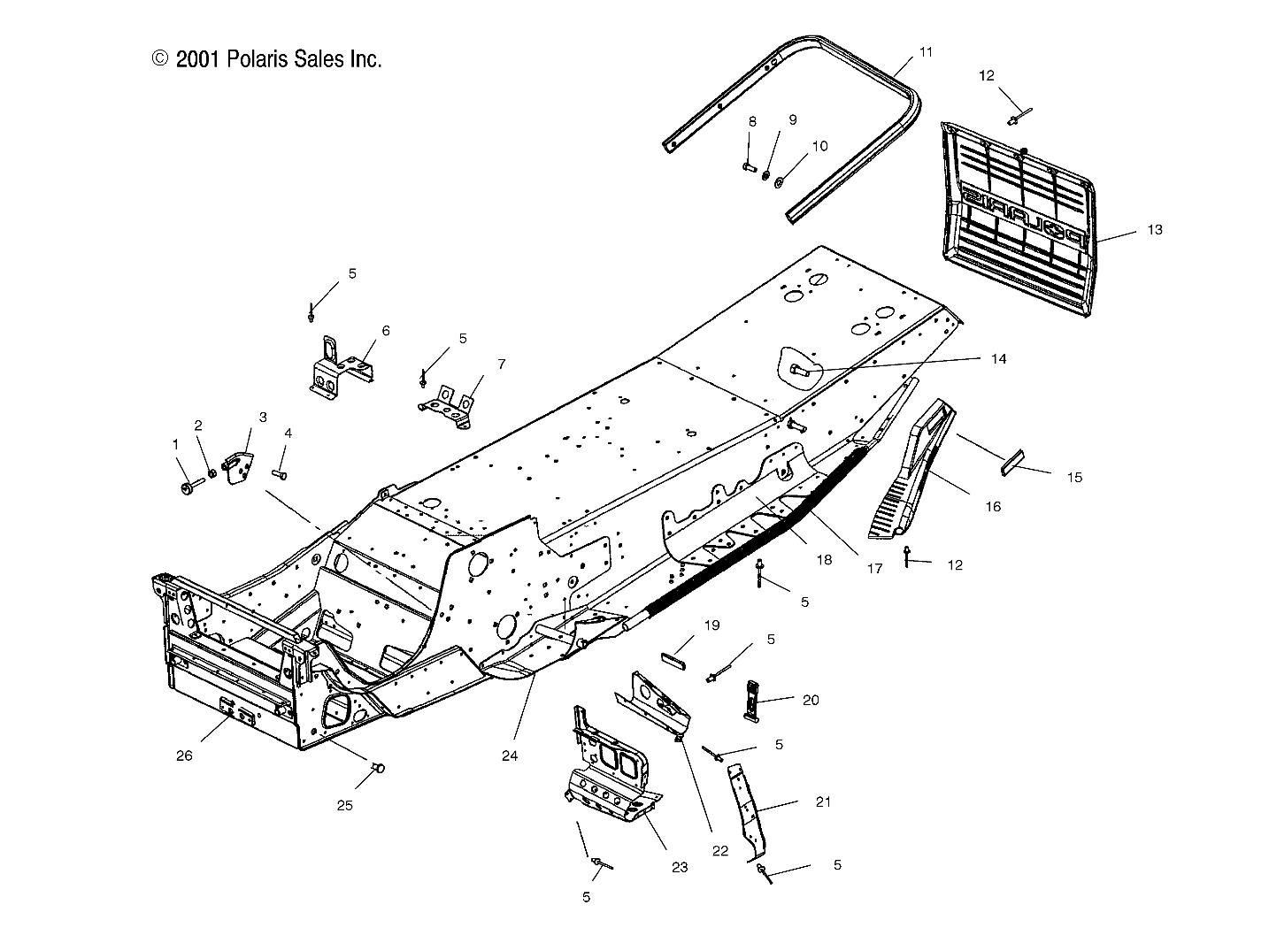 CHASSIS - S02NX4FS (4977037703A03)