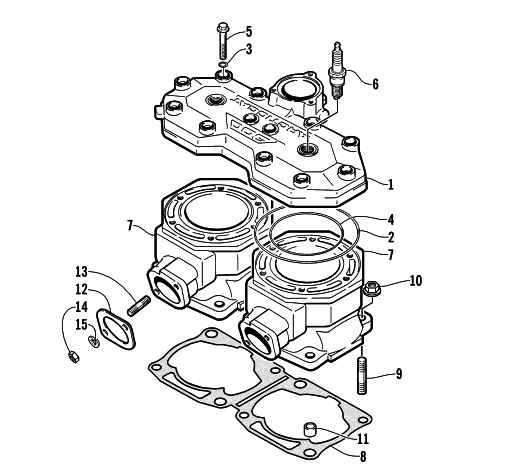 CYLINDER AND HEAD ASSEMBLY