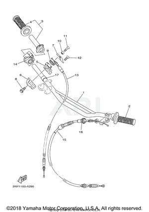 STEERING HANDLE CABLE