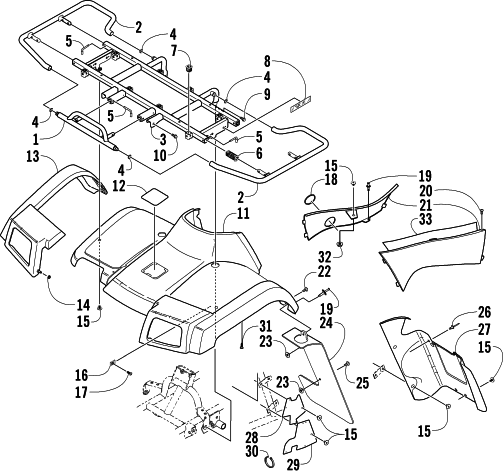 FRONT BODY PANEL ASSEMBLY