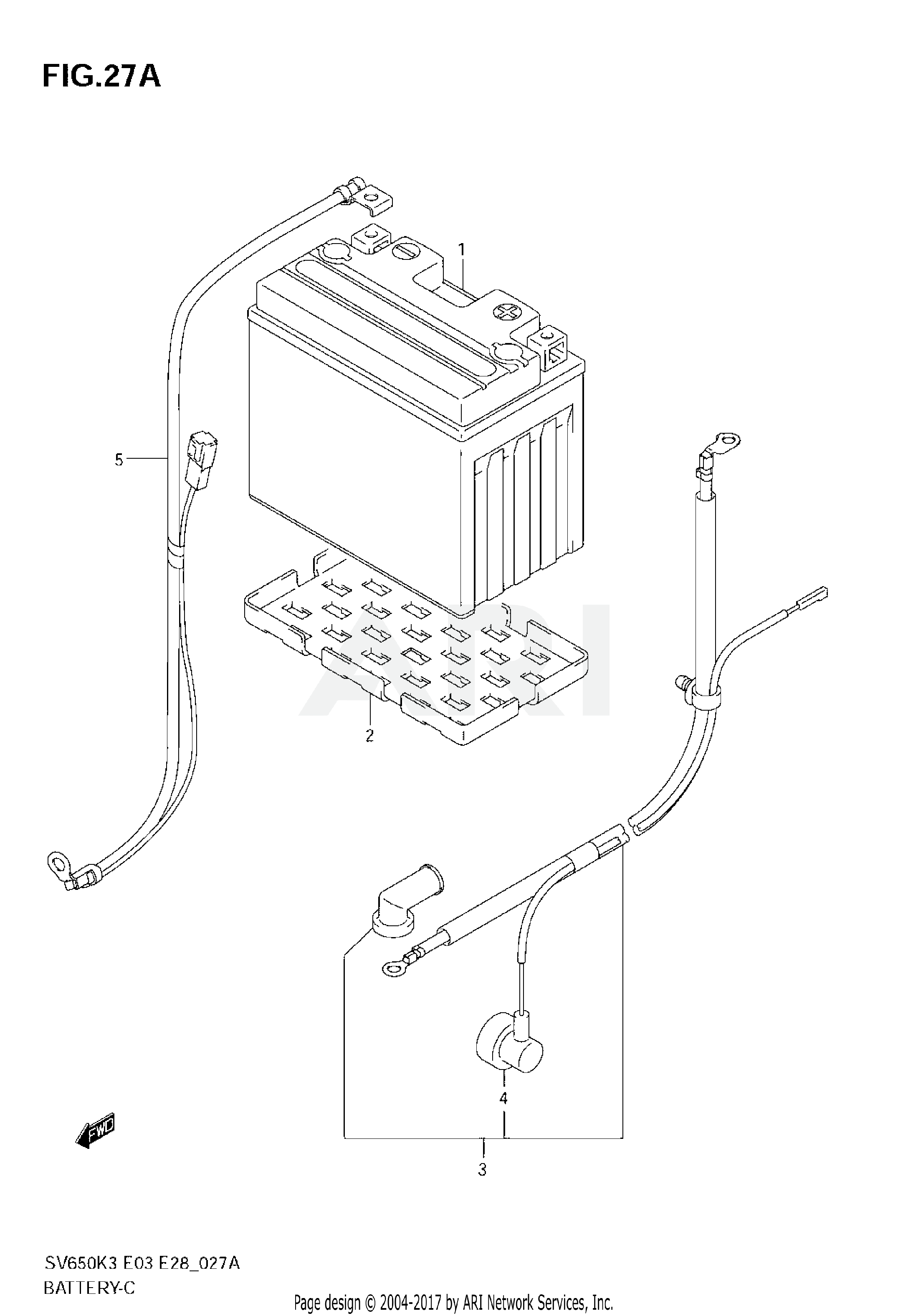 BATTERY (SV650A/SV650SA)